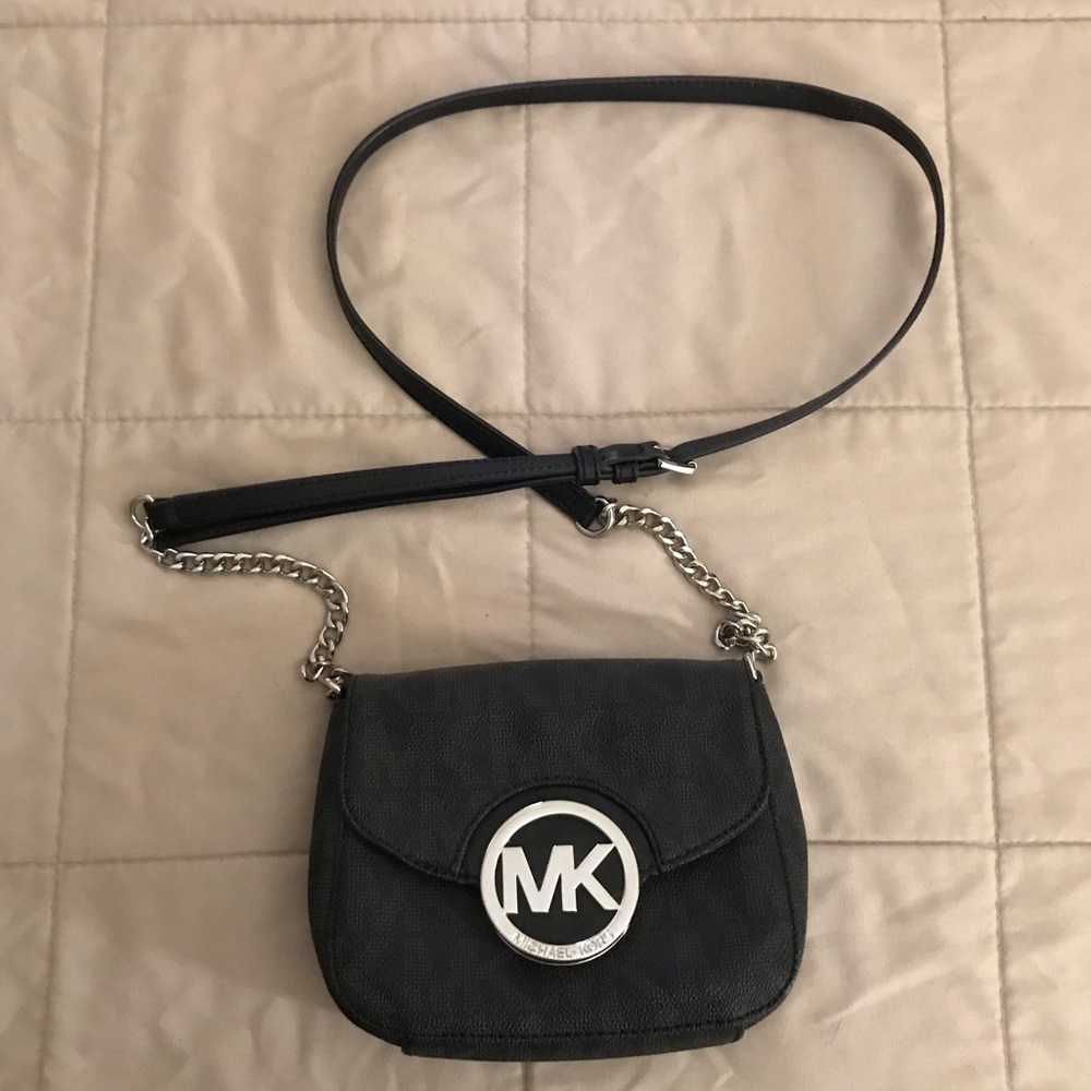 Michael Kors black crossbody bag